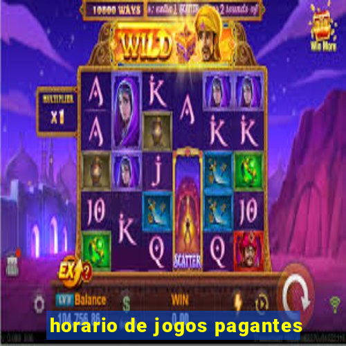 horario de jogos pagantes