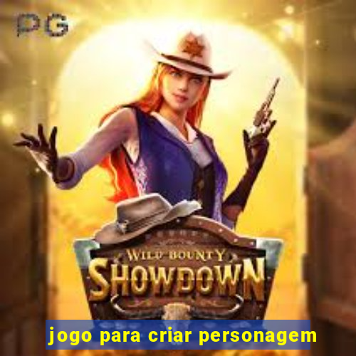 jogo para criar personagem