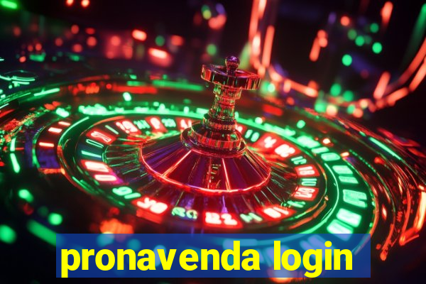 pronavenda login