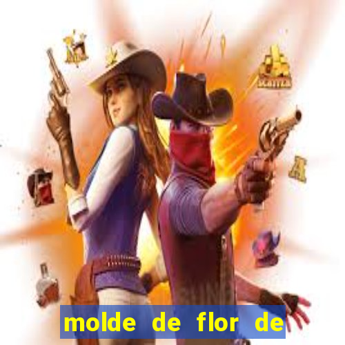 molde de flor de eva grande para imprimir