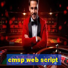 cmsp web script