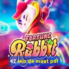 42 leis de maat pdf