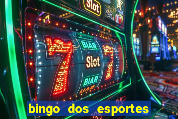 bingo dos esportes para imprimir