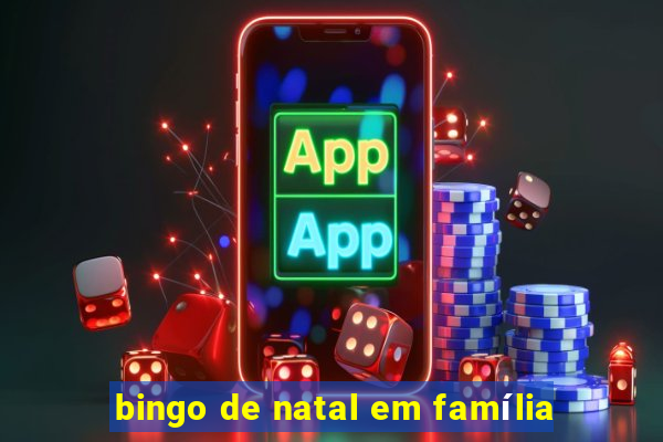 bingo de natal em família