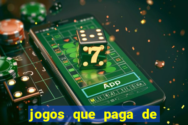 jogos que paga de verdade via pix