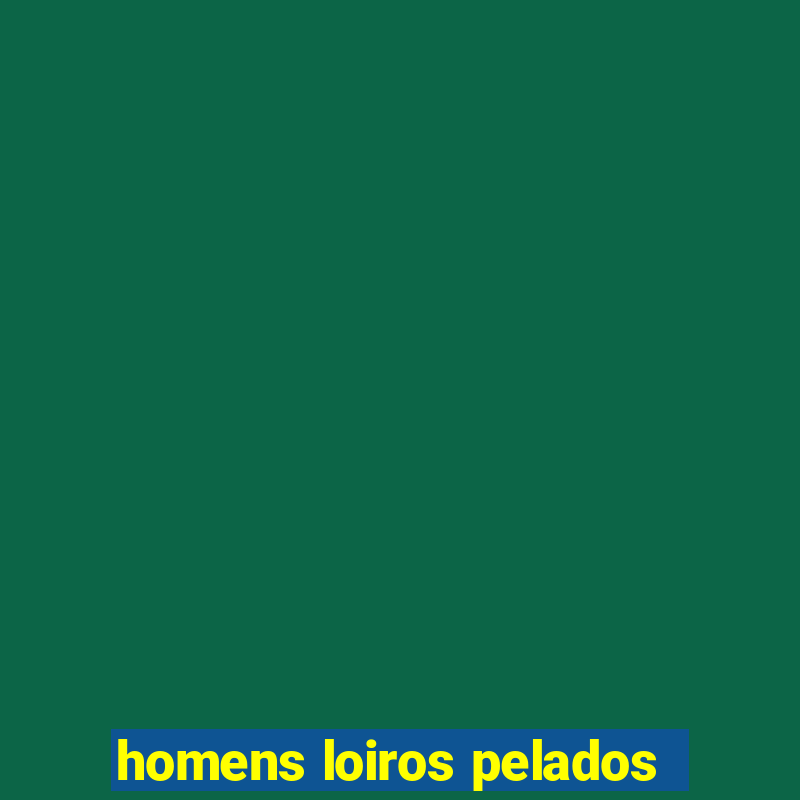 homens loiros pelados