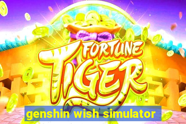 genshin wish simulator