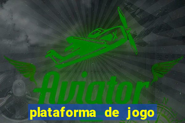 plataforma de jogo nova pagando